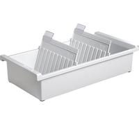 HAN 956-0-11 Bac à cartes A6 horizontal, pour 1300 cartes, gris clair