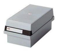 Han 956-11 Boîte A Fiches Pour Env. 1300 Fiches A6 Orientation Paysage 177 X 140 X 360 Mm Gris Clair Import Allemagne