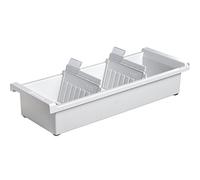 HAN 957-0-11 boite à cartes pour env. 1 300 fiches a7 orientation paysage, 128 x 65 x 347 mm (gris clair)