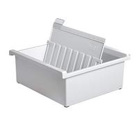 HAN 965-0-11, bac à fiches A5 horiz., design innovant et attrayant, pour 800 fiches, 1 séparateur à onglet inclus, gris clair