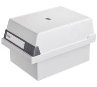 HAN 967-11 Boîte à fiches A7 horizontal, pour 800 cartes, gris clair