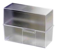 HAN 975-63 Organiseur de bureau pour 500 fiches Translucide Clair