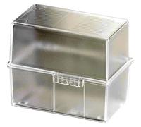 HAN 976-63 Organiseur de bureau pour 500 fiches Translucide Clair