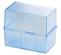 HAN 979-64 Organiseur de bureau pour 200 fiches Bleu Translucide
