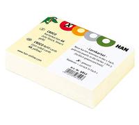 HAN 9812 Lot de 10 cartons de 100 fiches Croco imprimées en Couleur Jaune, A8 / 200 Stück