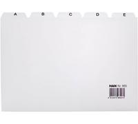 HAN Index alphabétique 985 – A–Z, DIN A5 horizontal – 25 onglets gris