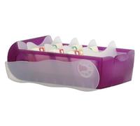 Han 997-673 Range Cartes Croco Format A7 Capable De Contenir 900 Cartes, Triées Grâce À 5 Intercalaires (Rose Translucide)