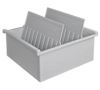HAN Bac à cartes A4 horizontal pour 1.300 cartes gris clair