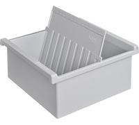 HAN Bac à cartes A5 horizontal pour 800 cartes gris clair
