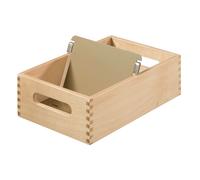 HAN Bac à fiches en bois A6 horizontal pour 500 900 cartes non équipées