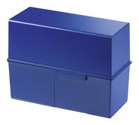 HAN Boîte à fiches plastique pour env. 450 fiches A5 228 x 171 x 102 mm Bleu