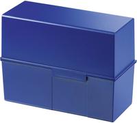 HAN Boîte à fiches bleu 975-14 500 cartes A5 horizontal