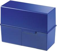 HAN Boîte à fiches bleu 975-14 500 cartes A5 horizontal