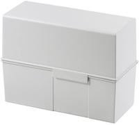 HAN Boîte à fiches gris clair 975-11 500 cartes A5 horizontal