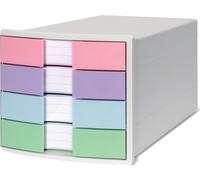 HAN Box à tiroirs IMPULS 4 tiroirs blanc/pastel