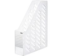 Han Brillant 76 x 248 x 320mm C4 Taille Porte-revue avec Etiquette - Translucide/ Transparent