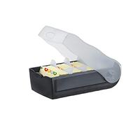 Han-Bürogeräte: Lernkartei Croco A7 incl.100K.schw | Fabriqué en Allemagne, format A7, champ d'étiquettes, apprentissage du vocabulaire, 100 cartes, lignées, 121 x 246 x 85 mm