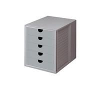 HAN Commode à 5 tiroirs fermés gris clair HA-1450-FO-11