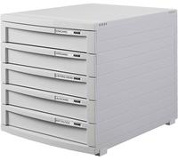 HAN CONTUR 1505-11 Caisson à tiroirs gris clair DIN A4, DIN B4, DIN C4 Nombre de tiroirs: 5