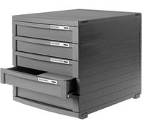HAN CONTUR 1505-191 Caisson à tiroirs gris foncé DIN A4, DIN B4, DIN C4 Nombre de tiroirs: 5
