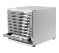 HAN CONTUR 1510-19 Caisson à tiroirs gris clair DIN A4, DIN B5, DIN C4 Nombre