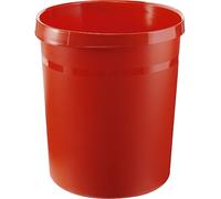 HAN Corbeille à papier GRIP 18 litres ronde rouge