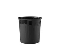 HAN Corbeille à papier Re-LOOP - 6 corbeilles, dites oui au 100% recyclé, capacité de 13 litres, design jeune, chic et robuste, noir, 18148-913