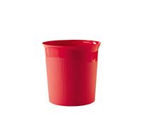 HAN Corbeille à papier Re-LOOP - 6 corbeilles, dites oui au 100% recyclé, capacité de 13 litres, design jeune, chic et robuste, rouge, 18148-917 288 x 226 x 287 mm