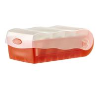 HAN CROCO 998-617 Boîte à fiches translucide, rouge nombre maximum de cartes: