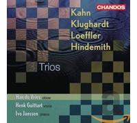 Han De Vries - Trios pour Hautbois, Alto & Piano : Khan, Klughardt, Loeffler, Hindemith [Import]