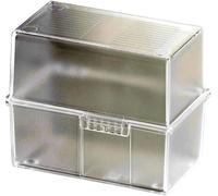 HAN DIN A6 976-63 Boîte à fiches translucide, transparent(e) nombre maximum de cartes: 400 cartes A6 horizontal