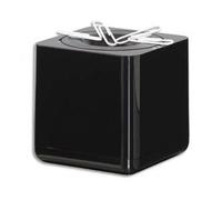 HAN Distributeur de trombones i-Line 17652-13 – ABS – 70×70×70 mm – Anneau magnétique – Noir