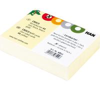HAN Fiches pour fichier d'apprentissage CROCO A8 horizontal gliné jaune 100 cartes