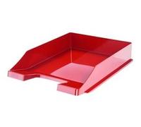 HAN HA-1027-S-17 Corbeille à courrier A4 standard en plastique rouge Rouge G