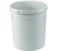 HAN HA-18190-11 Bac à papier Poignée 18 litres avec 2 bords agrafeurs Gris clair Gris G