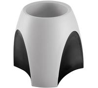 HAN HAN DELTA - Stiftehalter - strapazierbar - Kunststoff 1753-31 Organiseur de bureau gris clair, noir Nombre de compartiments: 1