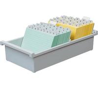 HAN HAN - Kartei - für A4 - Kapazität: 1300 Karten 954-0-11 Support de fiche gris clair nombre maximum de cartes: 1.300 cartes A4 horizontal