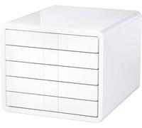 HAN i-BOX 1551-12 Caisson à tiroirs blanc DIN A4, DIN C4 Nombre de tiroirs: 5
