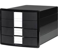 HAN IMPULS 1017-13 Caisson à tiroirs noir DIN A4, DIN C4 Nombre de tiroirs: 3