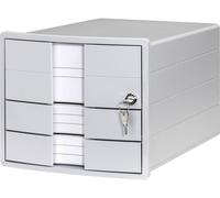 HAN IMPULS 1018-11 Caisson à tiroirs gris DIN A4, DIN C4 Nombre de tiroirs: 3