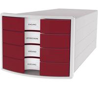 HAN IMPULS 2.0 1012-17 Caisson à tiroirs gris clair DIN A4, DIN C4 Nombre de tiroirs: 4