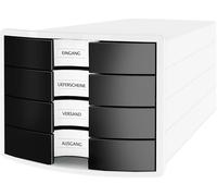 HAN IMPULS 2.0 1012-32 Caisson à tiroirs blanc DIN A4, DIN C4 Nombre de tiroirs: 4