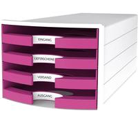 HAN IMPULS 2.0 1013-56 Caisson à tiroirs blanc DIN A4, DIN C4 Nombre de tiroirs: 4