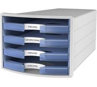 HAN IMPULS 2.0 1013-64 Caisson à tiroirs gris clair DIN A4, DIN C4 Nombre de tiroirs: 4