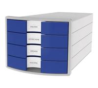HAN IMPULS A4/C4 Plastique, Polystyrène Bleu, Gris