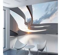 HAN MAN XIU Murale autocollante en PVC Peinture 3D Structure géométrique Design Arrière-plan intérieur Autocollant mural Chambre Salon Peinture murale