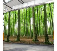 HAN MAN XIU Papier peint mural paysage de forêt de peupliers peinture murale 3D pour salon canapé chambre décoration intérieure art mural