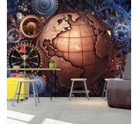 HAN MAN XIU Peintures murales 3D papiers peints machines équipements tableaux muraux sur le thème de la Terre pour restaurants bars salons chambres et décoration intérieure