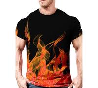 HAN MAN XIU T-Shirt Manches Courtes col Rond décontracté garçons et Filles