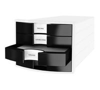 HAN Module de classement à tiroirs 1012-32 blanc DIN A4, DIN C4 ATT.INT.NUMBER-DRAWERS: 4